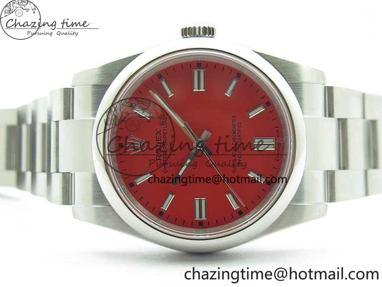 0510 Seasonal Oyster Perpetual 36mm 126000 BP Best Edition Red Dial on SS Bracelet 2652